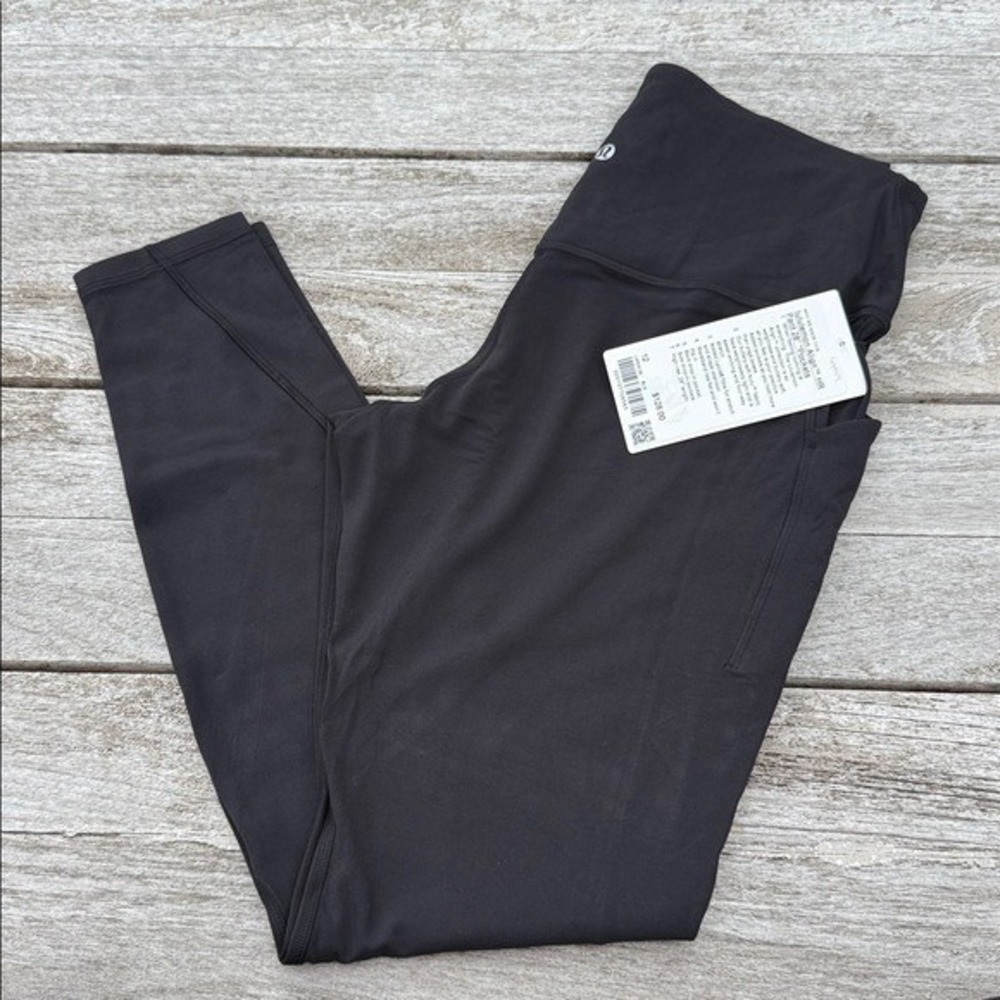 Lululemon‎ Align High-Rise Pant with Pockets 28" Black size 12 nwt 🖤